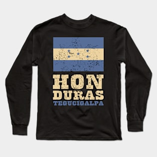 Flag of Honduras Long Sleeve T-Shirt